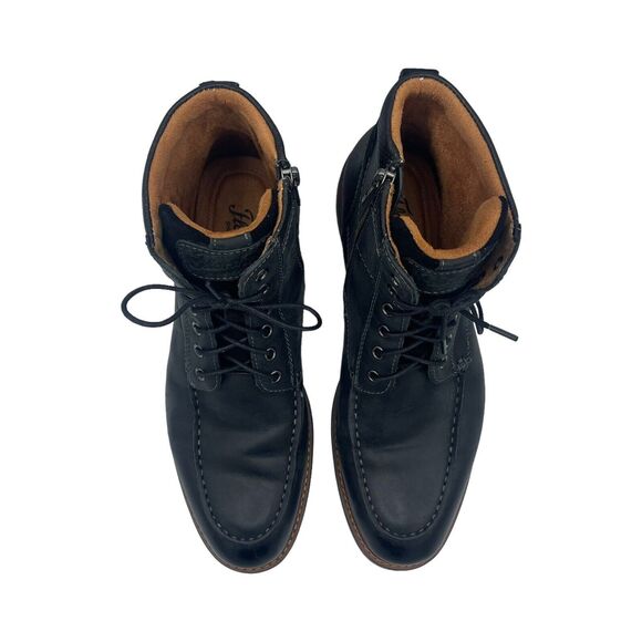 Florsheim Mens Chalet Cap Toe Boot Black Size 8 M - Picture 6 of 11